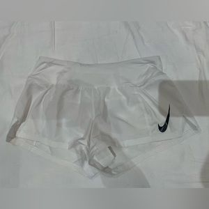 Womens white dry fit shorts